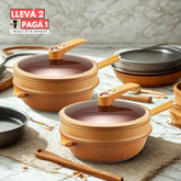[Llevate 2 y pagá 1] Sartén Moc Multifuncional en Cerámica +REGALO: Kit de Utensilios
